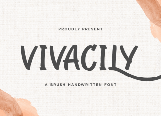 Vivacily Brush Font