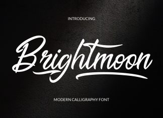 Brightmoon Script Font