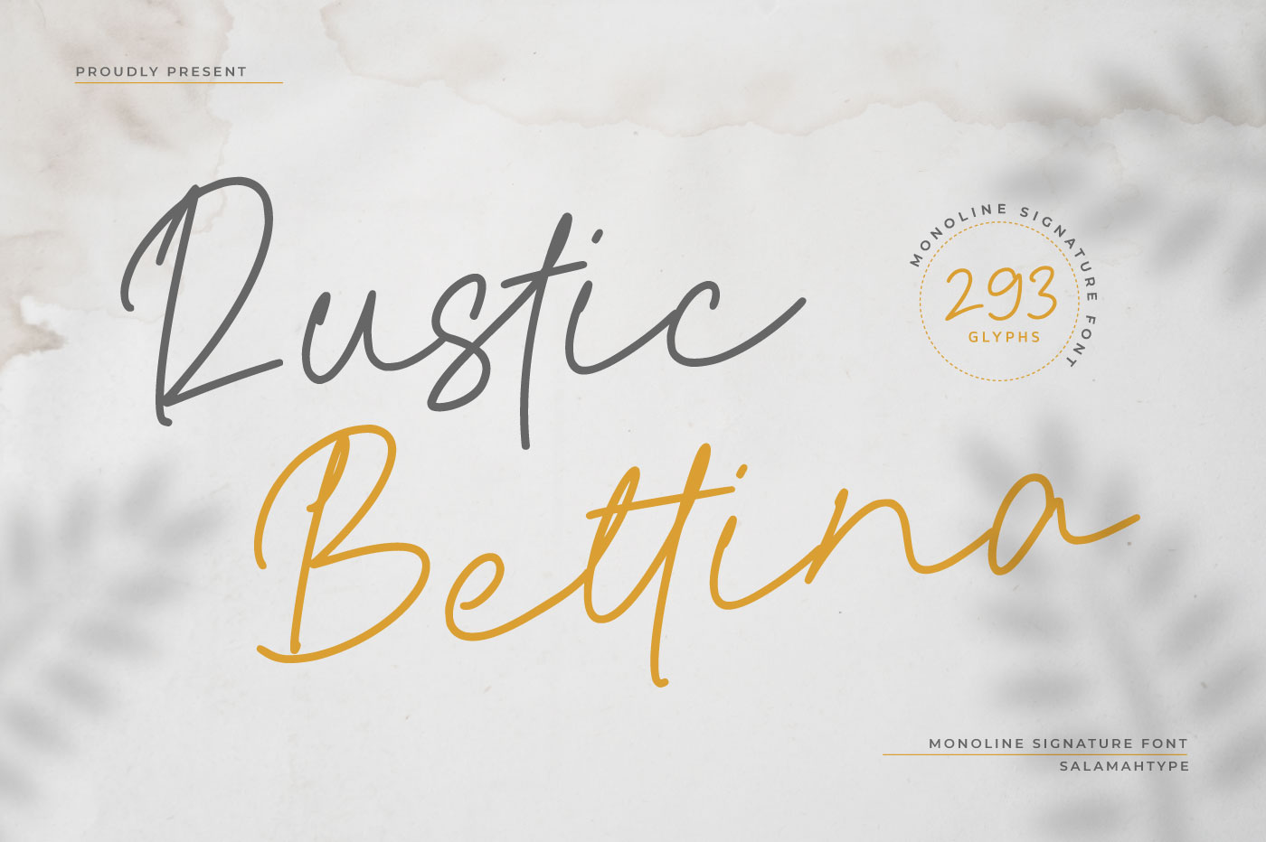 Rustic Bettina Script Font