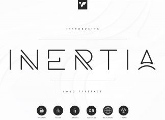Inertia Display Font