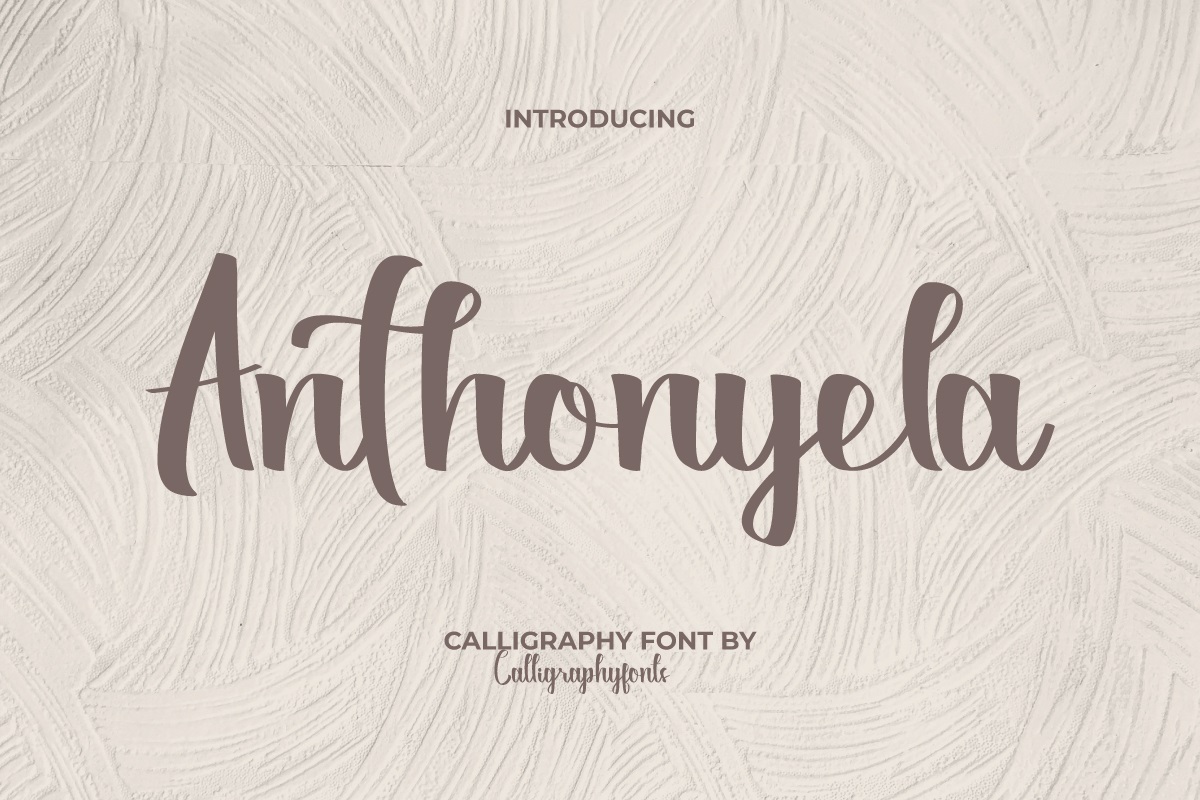 Anthonyela Script Font