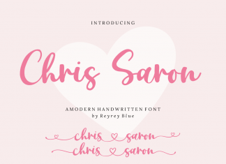Chris Sharon Scrip Font