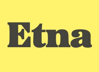 Etna Serif Font