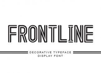 Frontline Display Font