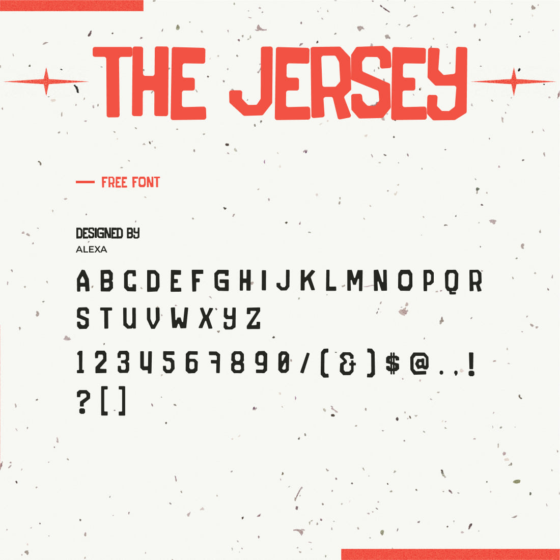Jersey Display Font