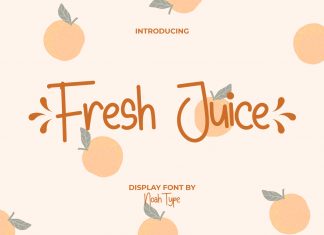 Fresh Juice Handwritten Font