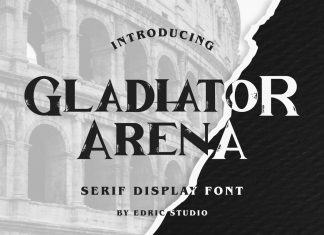 Gladiator Arena Display Font
