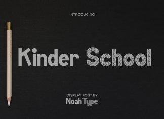 Kinder School Display Font
