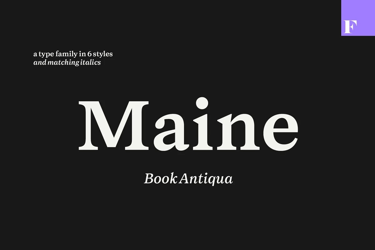 Maine Sans Serif Font