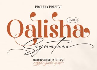 Qalisha Signature Font