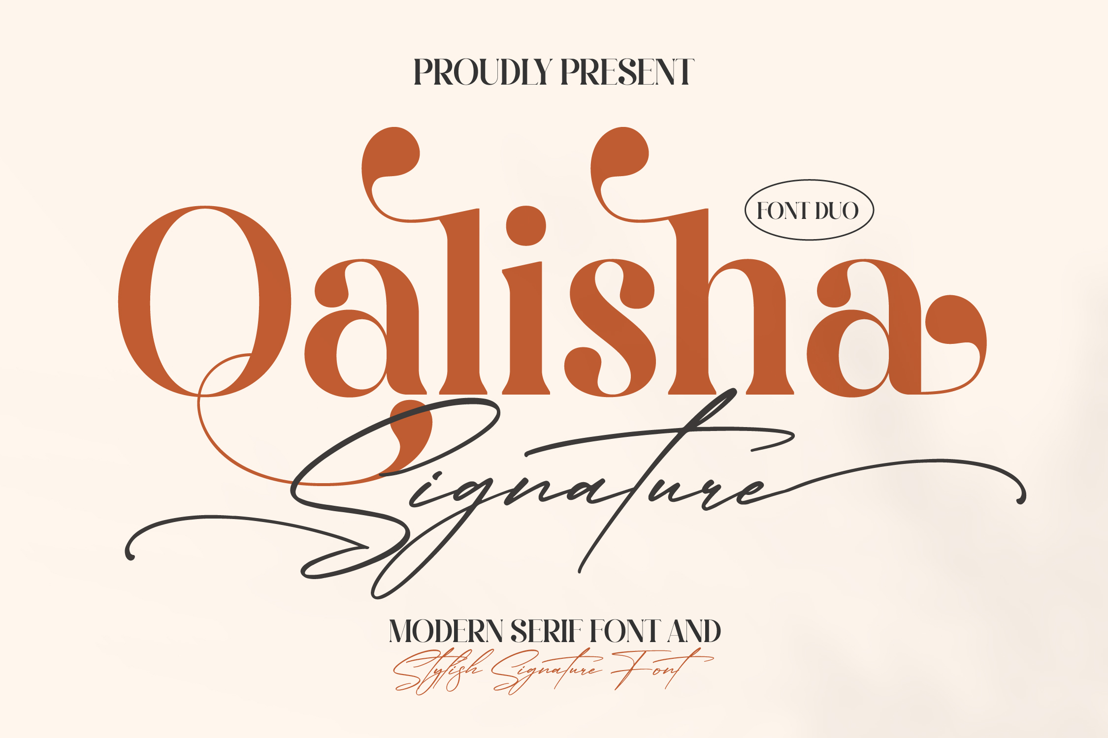 Qalisha Signature Font