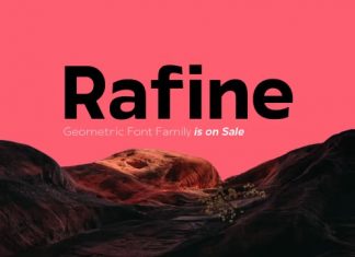 Rafine Sans Serif Font