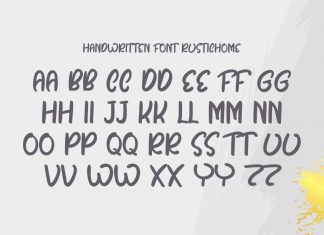 Rustic Calligraphy Font