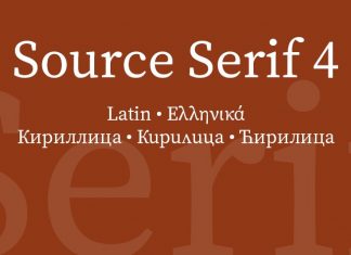 Source Serif 4 Serif Font