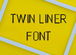 Twin Liner Display Font