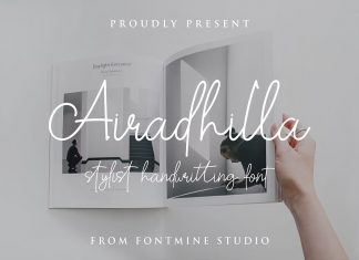 Airadhilla Script Font