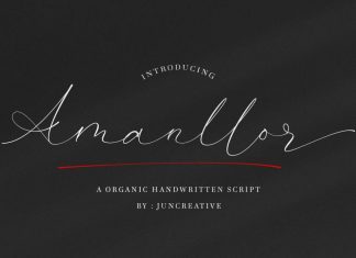 Amanllor Handwritten Font