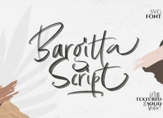 Bargitta Solid Brush Font