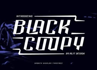 Black Coopy Display Font