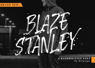 Blaze Stanley Brush Font