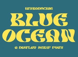 Blue Ocean Display Font