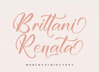 Brittani Renata Calligraphy Font