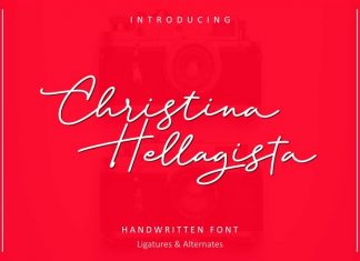 Christina Hellagista Handwritten Font