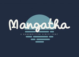 Mangatha Font