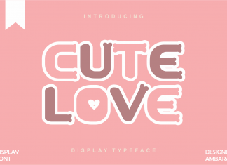 Cute Love Display Font