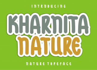 Kharnita Nature Display Font