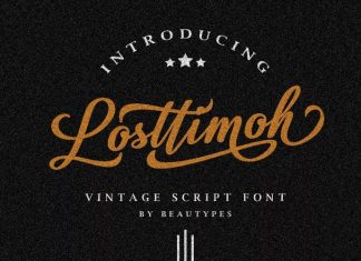 Losttimoh Script Font
