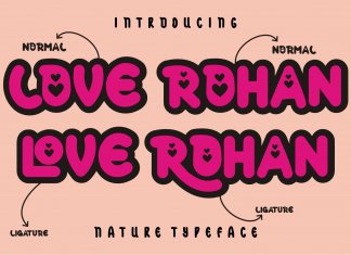 Love Rohan Display Font