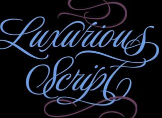 Luxurious Calligraphy Font