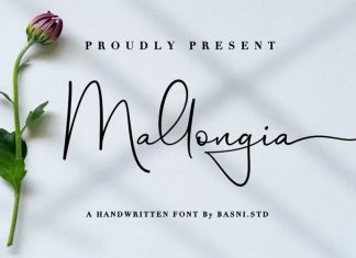 Mallongia Script Font