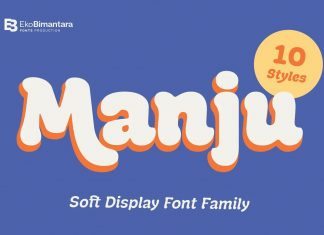 Manju Display Font