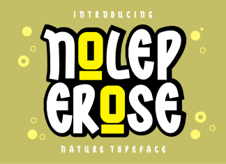 Nolep Erose Display Font