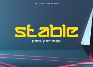 Stable Display Font