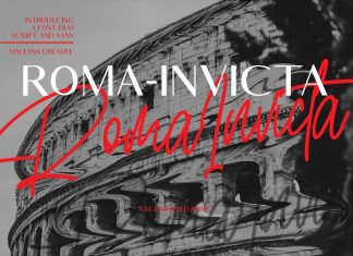 Roma Invicta Handwritten Font