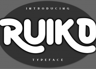Ruiko Display Font