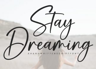 Stay Dreaming Script Font