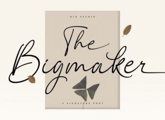 The Bigmaker Handwritten Font