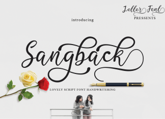 Sangback Script Font