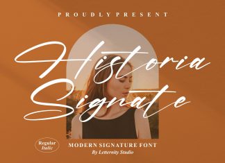 Historia Signate Script Font