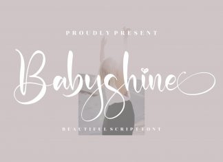 Babyshine Script Font