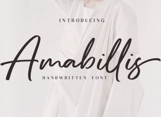 Amabillis Handwritten Font