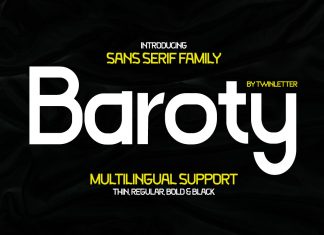 Baroty Sans Serif Font