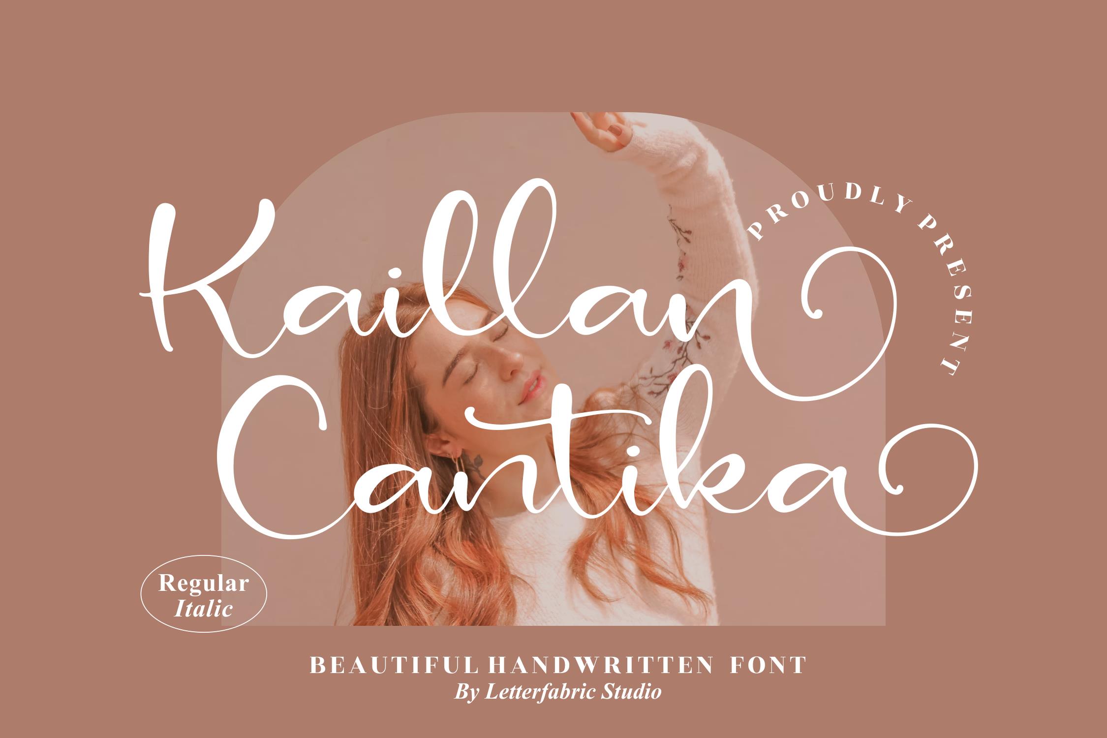 Kaillan Cantika Script Font