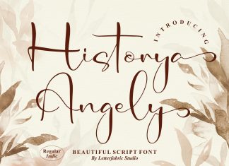 Historya Angely Script Font