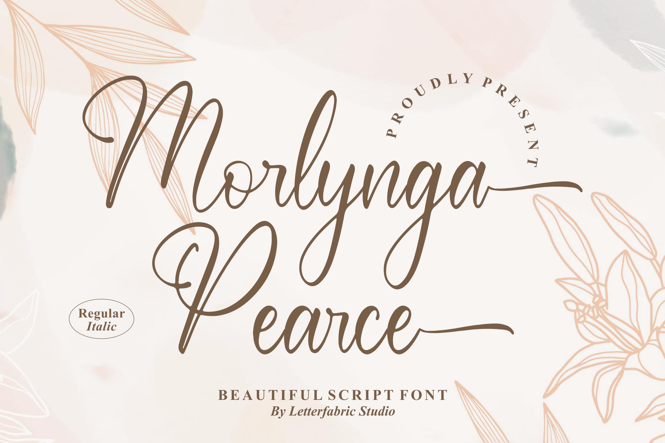 Morlynga Pearce Script Font
