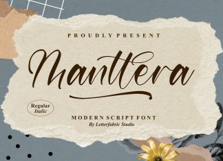 Manttera Script Font